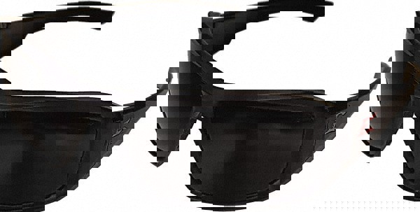 Safety Glass: Scratch-Resistant, Polycarbonate, Smoke Lenses, Full-Framed, UV Protection